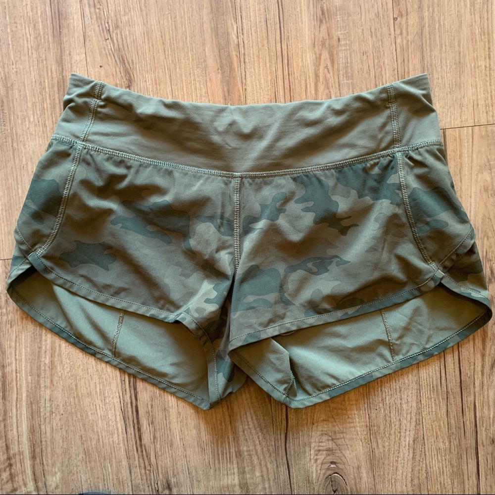 Lululemon Savasana Camo Speed Short